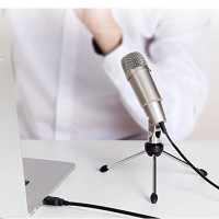USB Recording Chatting Audio Karaoke Studio Microphone Mic PC Laptop