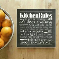 Jual Hiasan Dinding Wall Decor Kayu Untuk Dapur /Kitchen Murah