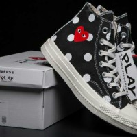 Converse 70s X Cdg Polkadot//sepatu keren//sepatu Converse