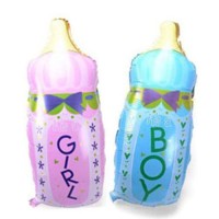 Balon Pesta Ulang Tahun Bayi Model Botol Susu Murah