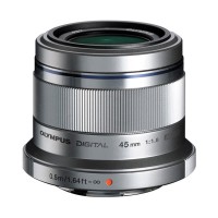 Olympus M. Zuiko Digital ED 45mm f/1.8 Lensa Kamera - Silver