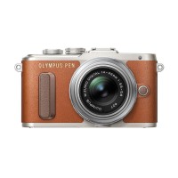 Olympus PEN E-PL8 Kit 14-42mm Kamera Mirrorless - Coklat Brown