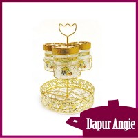 Vicenza Candy Jar With Water Rack Toples Permen dengan Wadah Air GA3