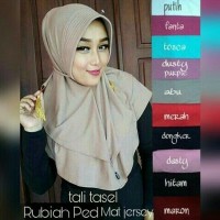 Jual JILBAB INSTAN RUBIAH PED/KHIMAR RUBIAH PED MURAH Murah