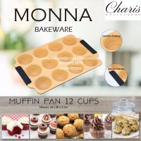 Jual SIGNORA MONNA BAKEWARE - Loyang Muffin Pan 12 cups Murah