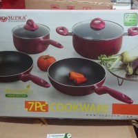 PANCI SET SUPRA 7 PIECE COOKWARE PREMIUM ROSEMARY