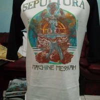 Kaos t shirt Sraglan Sepultura Machine Messiah unofficia