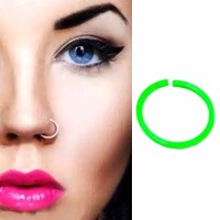 ANTING HIDUNG JEPIT ACRYLIC - GREEN