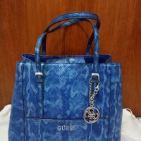 Jual Guess bag blue print original Murah