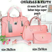 Ck belleza 3in1 Bahan taiga super uk tas besar 28x25,uk t