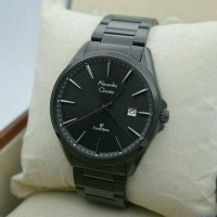 JAM TANGAN COWOK ALEXANDRE CHRISTIE AC 8552 FULL HITAM ORIGINAL