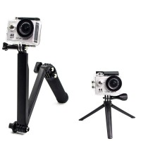 Tripod Monopod Kamera GoPro Hero Action YiCam SjCam 3 WAY