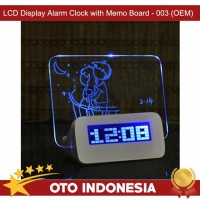 Jam Alrm Dengan papan tulis yang dapat bercahaya 003 OEM
