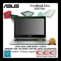 LAPTOP ASUS X441NA/N3350/4GB/500GB/14''/WIN 10/RESMI