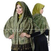 Kerudung Jilbab Khimar Pashmina Syari Rajut Taaj CPC