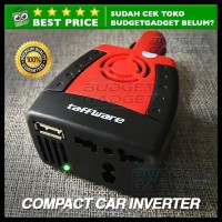 TERMURAH! COMPACT POWER CAR INVERTER 150W 220V AC EU PLUG AND 5V USB