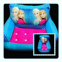 Sofa / kursi Kotak motif Princess Elsa & Anna empuk SNI
Single & twin