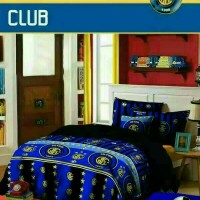 Sprei murah merk star/bintang kecil motif inter milan uk 200x200