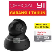 Jual Bundle Xiaomi Yi Dome CCTV 1080 / 1080P International + Sandisk 32 GB Murah