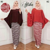 BAJU GAMIS KEBAYA SYAR'I / KEBAYA BATIK WANITA / GAMIS MODERN CASUAL