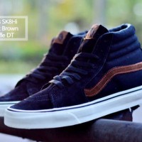 sepatu pria vans sk8 high best quality original premium 40-44 navy