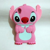 Oppo Neo 9 A37 Silicon 3D Kartun Disney Stitch #4 Softcase Casing Hp