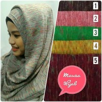 Jual Pashmina instan rajut mambo Murah