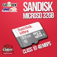 Jual Sandisk Ultra MicroSD 32 GB 48MB/S Class 10, Original, Bergaransi Murah