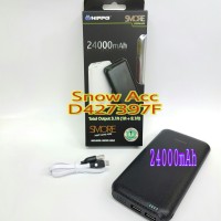 Jual HIPPO POWERBANK 24000mAh SMORE NEW PACK/ FREE KABEL MICRO USB/ GARANSI Murah