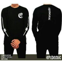 kaos/tshirt/baju lengan panjang pria epidemic