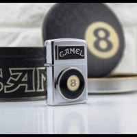 Jual ZIPPO ORIGINAL CAMEL EIGHT 8 BALL EMBLEM Murah