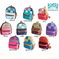 LIMITED Tas Ransel Vintage Katia Tawny / Tas Kuliah Cewe / Tas Laptop