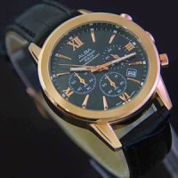 JAM TANGAN ALBA TALI KULIT ( JAM TANGAN PRIA DAN WANITA )
