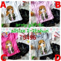 Baju Bayi Perempuan Setelan Tentara Anak Bayi - Army Girl