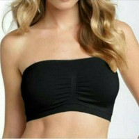 Jual BRA - BH - BRALETTE KEMBEN POLOS PENDEK W012 TERMURAH Murah