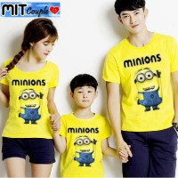 Jual GROSIR BAJU COUPLE FAMILY MINION BOB KELUARGA AYAH BUNDA ANAK MURAH Murah