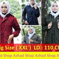 Jual JAKET PARKA KANVAS CEWEK XXL Murah