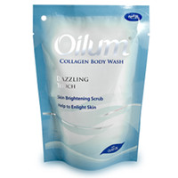 Jual Oilum Body Wash Brightening Scrub Pouch Sabun Mandi Cair Mencerahkan Murah