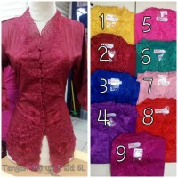 Jual Kebaya kutubaru/kutu baru encim bordir 7/8 bm10 Murah