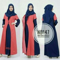 Baju Gamis Murah Bahan Kasia Nibras NB 147