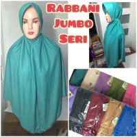 jilbab hijab kerudung syiria rabbani rabani jumbo serut seri warna