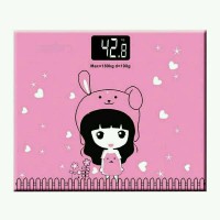 Jual Timbangan Badan Digital Kaca Lucu & Imut - Girl Murah