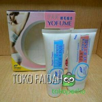 Jual CREAM OBAT PERONTOK BULU PERMANEN-YOFUME PERONTOK BULU_ READY STOCK Murah