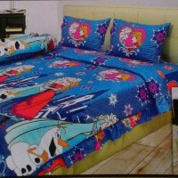 Jual Sprei merk Illusions Disperse 3D Blue Frozen /King 180x200 (Promo) Murah