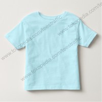 Jual Kaos Polos Anak Cotton Combed 30s Light Blue Kaos Polos Biru Muda Murah