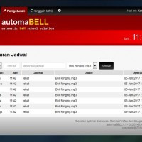 Aplikasi Web Bell Sekolah Otomatis
