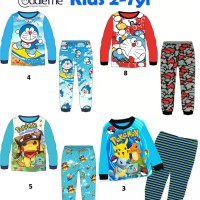 Jual Baju/Piyama Anak Cuddle Me Doraemon, Pokemon Murah