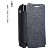 Asus Zenfone 4 Leather armor dompet sarung casing flip stand case