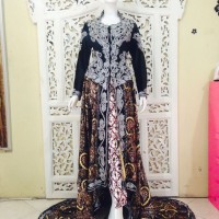 Kebaya Pengantin Bludru ekor Prada / EK179 / Kebaya Jawa Modern