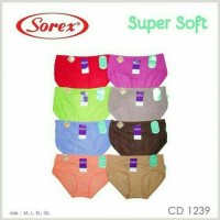 Jual GROSIR : CELANA DALAM WANITA SOREX 1239 SUPER SOFT Murah